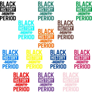 בגדים Thermoadhesive תיקונים חודש ההיסטוריה השחורה מחזור הדפסה מדבקת ויניל זמין ב שש עשרה צבעים להתאמה אישית