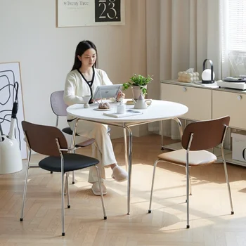 קפה היד בודדים נורדי האוכל כיסא מטבח סלון משענת מעצב המשרד הסלון כיסא עץ Sillas רהיטים BZ