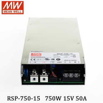 RSP-750-15 מתכוון גם החלפת ספק כוח 110V/220V AC 15V DC 50A 750W Meanwell שנאי PFC לתכנות אספקת חשמל