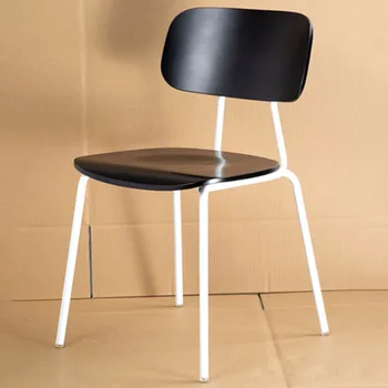Stackable עכשווי כסאות אוכל חדר השינה עמיד למים אחת נורדי כסאות אוכל Platic Stackable Sillas Comedor רהיטים