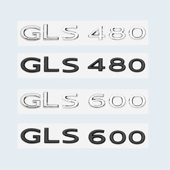 Chrome החדש באותיות שחורות GLS480 GLS600 V12 סמל מרצדס מייבאך CLS Class המכונית הפגוש תא המטען האחורי X167 מדבקת לוגו