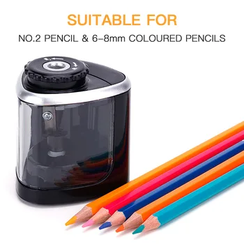 חשמלי עיפרון מסלסל יצירתי תלמידי בית ספר יסודי נייר חצי-אוטומטי עיפרון מספריים עיפרון רולים תלמיד Utens